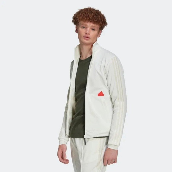 Adidas White Jacket 3 Stripes Collection 2022 - Picture 1 of 5
